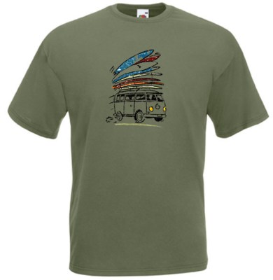 ΛΑΔΙ t-shirt FRUIT OF THE LOOM με στάμπα BUS_product